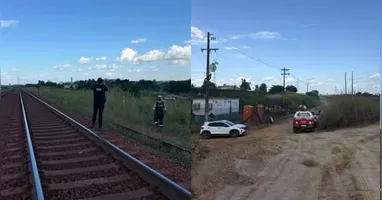 Ossada encontrada perto da linha do trem passará por perícia