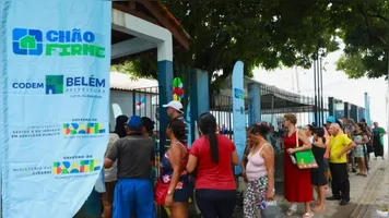 O programa Chão Firme atua na regularização fundiária em áreas urbanas de Belém