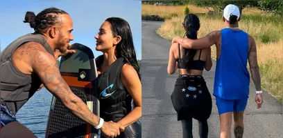 Os rumores de um romance entre Lewis Hamilton e Kim Kardashian começaram a circular em fevereiro de 2026