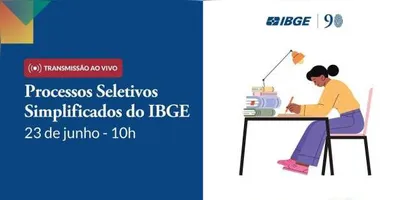 Live do IBGE sobre os novos concursos pode esclarecer candidatos sobre os certames