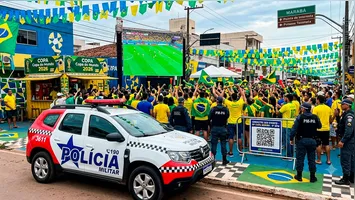 Viaturas do 4º BPM intensificarão rondas em praças e avenidas de Marabá durante transmissões da Copa.