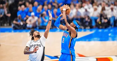 Shai (azul) apareceu e monstrou porque é o MVP