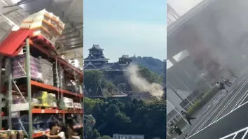 Um forte terremoto de 7,1 em Kumamoto provoca feridos, desaparecidos e operação de emergência no Japão. Situação crítica com réplicas constantes.