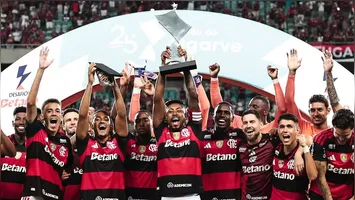 Imagem ilustrativa da notícia Flamengo vence o Benfica e conquista o Troféu do Algarve em Portugal