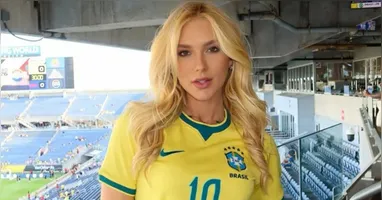Enquanto a transmissão celebrava o gol que abriu o placar logo no primeiro minuto da partida, parte da torcida passou a cantar insultos direcionados a Virginia.