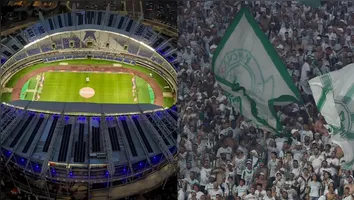 Torcida do Palmeiras esgotou os ingressos destinados ao setor visitante.