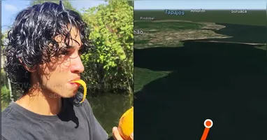 A disciplina do jovem ribeirinho de Alter do Chão viralizou nas redes sociais e conquistou milhões de visualizações, além de comentários entre o humor e a admiração.