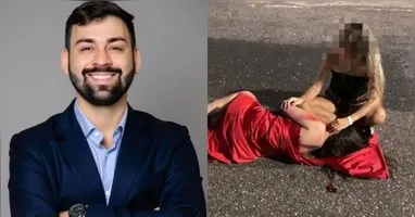 A vítima teria sido empurrada e caído no chão durante discussão do casal
