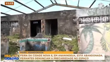 Imagem ilustrativa da notícia Feira enfrenta abandono após promessa de reforma em Ananindeua