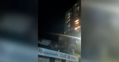 Segundo os relatos, por volta das 19h30, moradores perceberam movimentação incomum em objetos dentro dos apartamentos em Santarém.