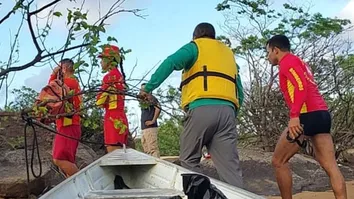 Equipes do Corpo de Bombeiros atuaram nas buscas.