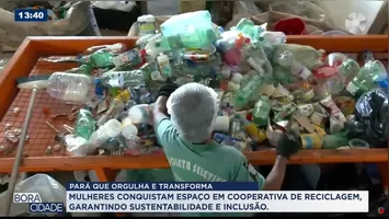 Imagem ilustrativa da notícia Mulheres lideram cooperativa que fortalece a reciclagem em Belém