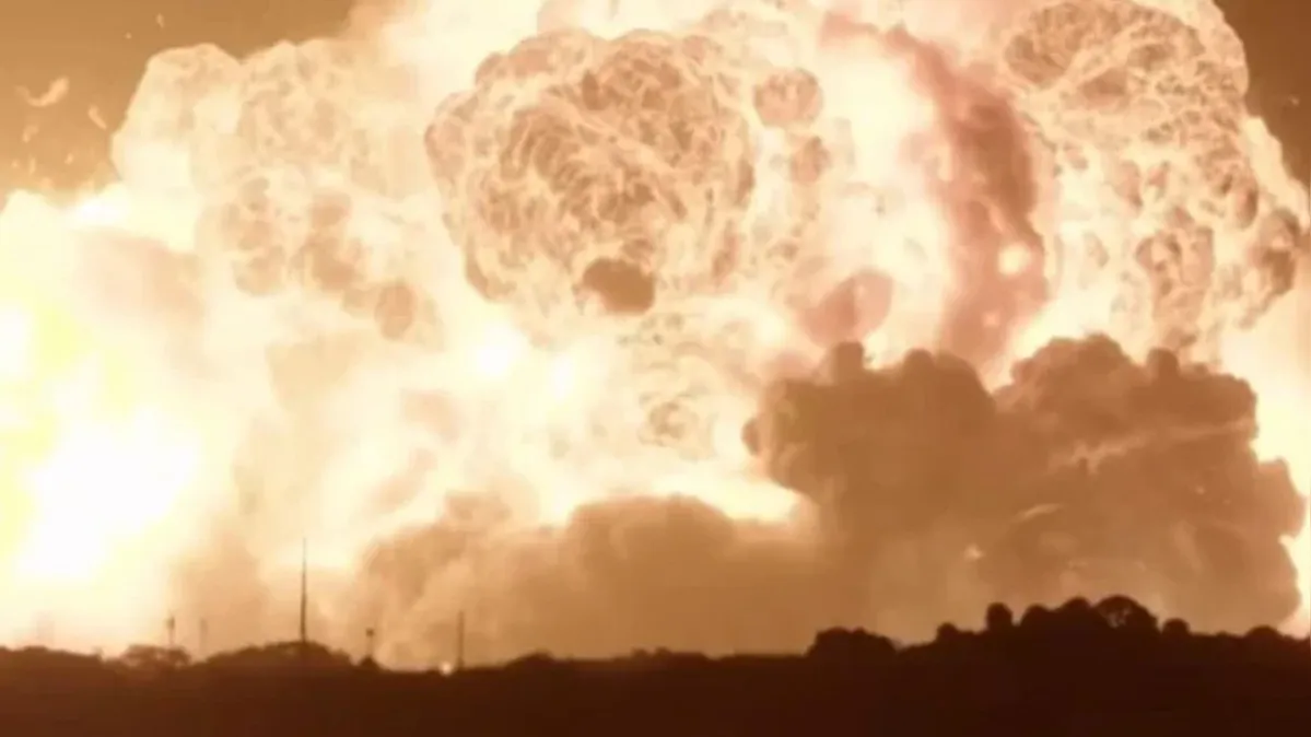 Imagem ilustrativa da notícia Foguete da Blue Origin explode durante teste na Flórida