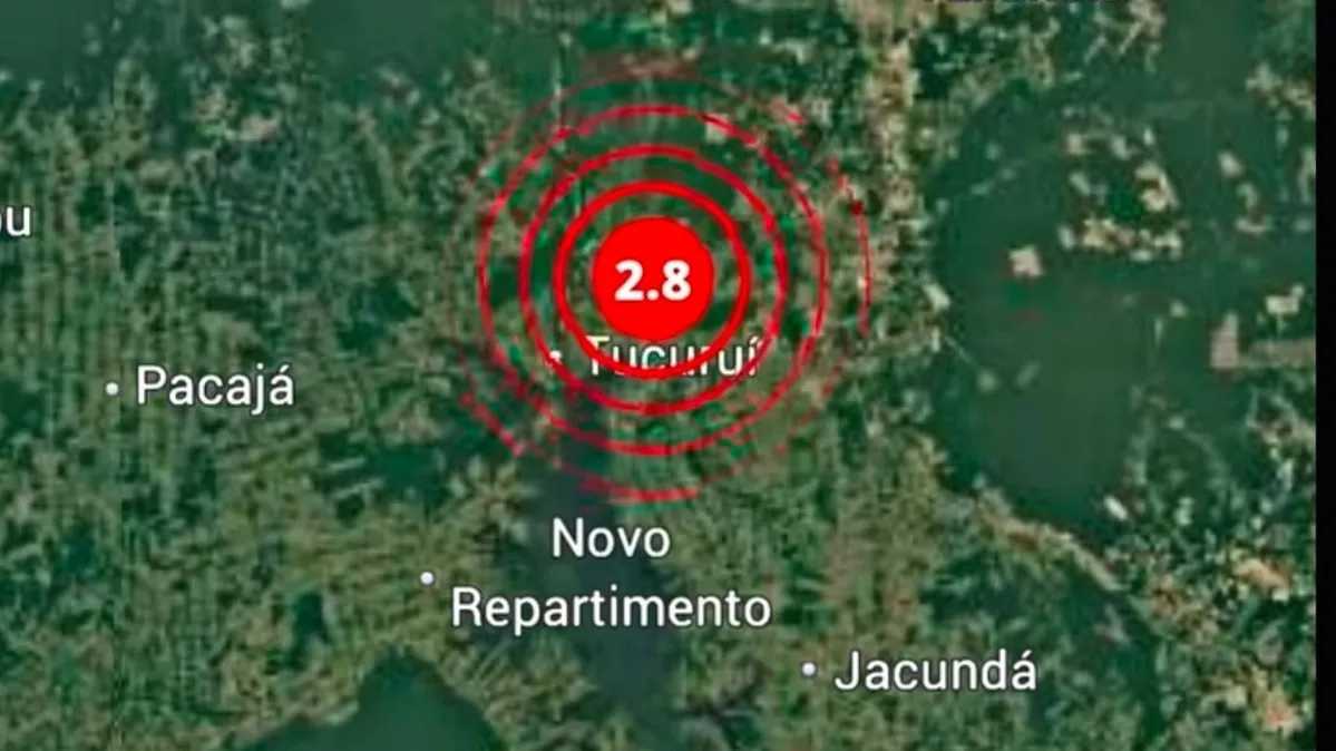 Imagem ilustrativa da notícia Tucuruí registra novo tremor de terra na madrugada deste sábado