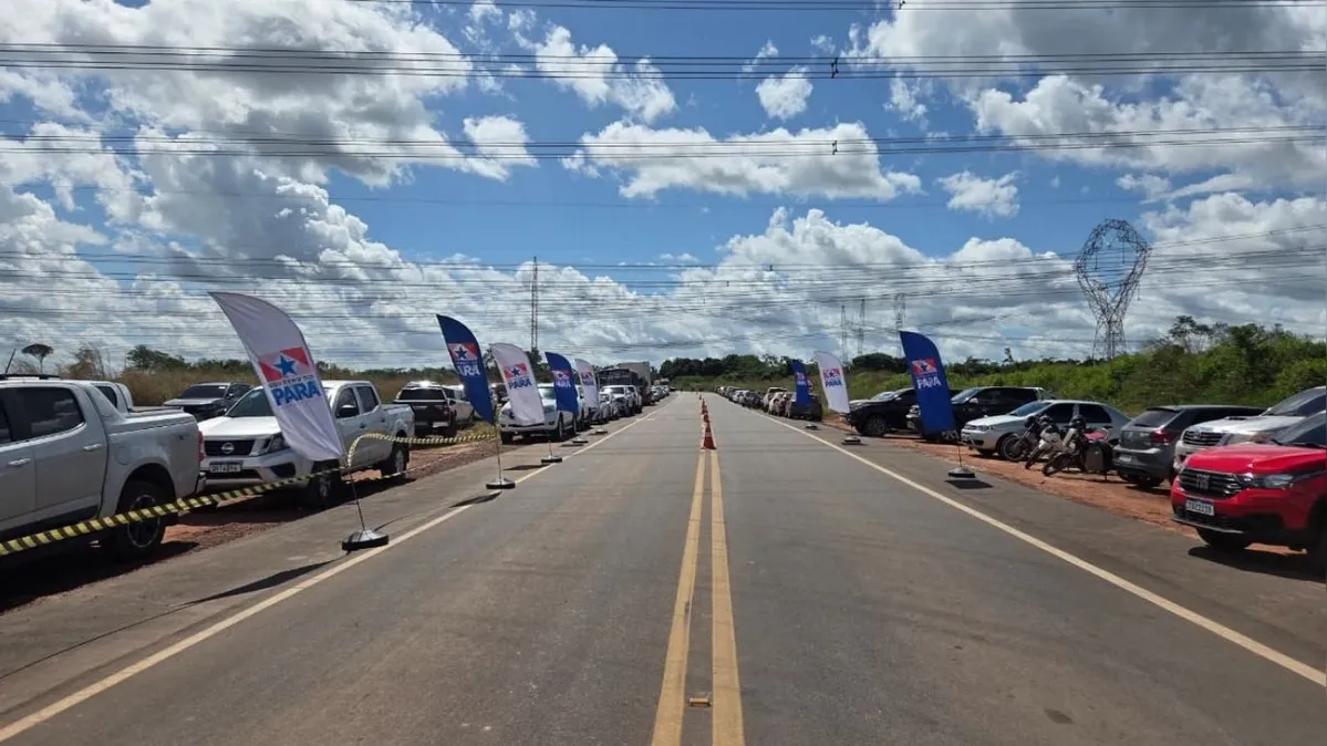 Imagem ilustrativa da notícia Governo inaugura pavimentação da PA-151 entre Breu Branco e Baião
