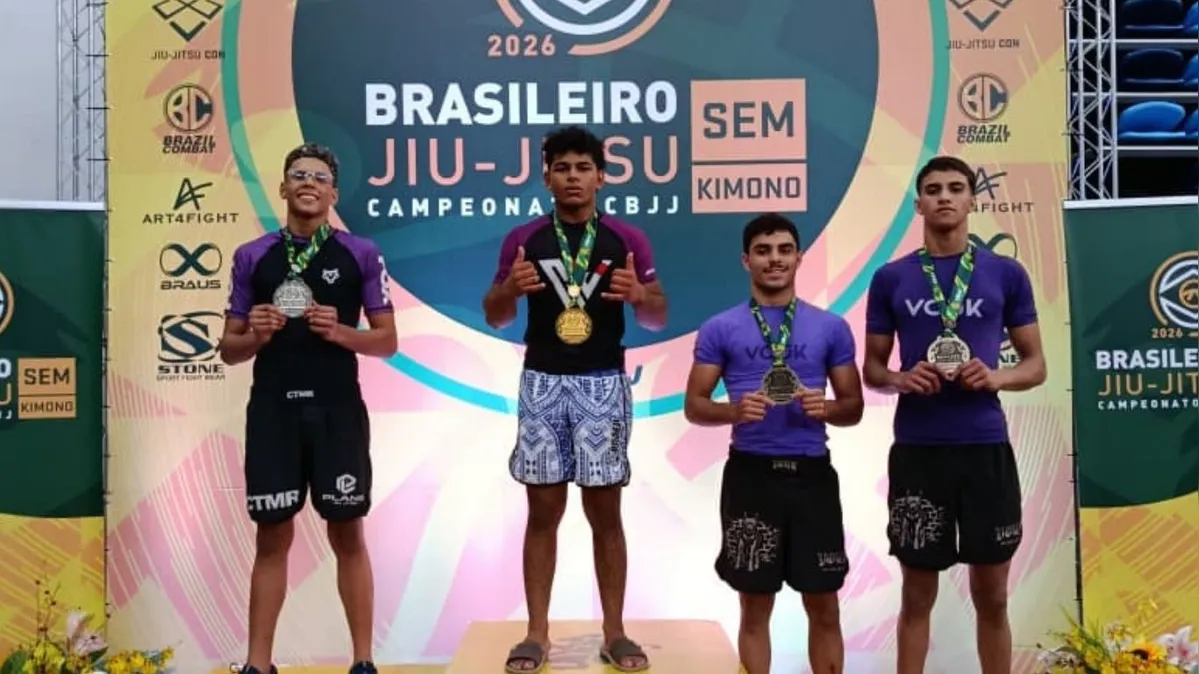 Imagem ilustrativa da notícia Atleta de Tucuruí é campeão brasileiro de jiu-jítsu no Rio