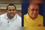 O ex-BBB Agostinho foi visto trabalhando em uma barraca do Arraiá do Baixola, no Rio de Janeiro.
