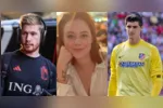 Caroline Lijnen ganhou notoriedade após ser apontada como personagem central da história que colocou fim à amizade entre Kevin De Bruyne (esquerda) e Thibaut Courtois (direita).