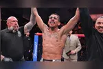 Brasileiro atropelou o rival e nocaute veio no terceiro round