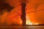 Vizinhos contam que perceberam as chamas e acionaram socorro.