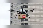 Registro de entregas da empresa Ifood feitas por meio do uso de drones