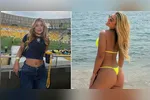 A irmã do jogador tem 26 anos e compartilçha a rotina nas redes sociais.