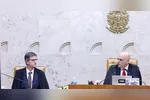 O procurador-geral da República, Paulo Gonet, e o ministro Alexandre de Moraes
