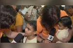 Antonela emocionou a repórter e o público ao falar sobre a saudade da mãe durante entrevista ao vivo.