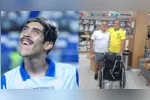 Os ex-jogadores e ídolos de Clube do Remo e Paysandu, Agnaldo de Jesus e Vandick Lima doaram uma cadeira de rodas para Pampam, que deve receber alta hospitalar neste sábado.