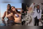 O casal oficializou a união em 2022 e seguem juntos.
