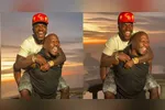O ator Terry Crews publicou um vídeo carregando Vini Jr. nas costas durante passagem pelo RJ.
