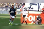 De herói a vilão: Jajá abriu o placar para o Remo no Mangueirão, mas acabou expulso ainda no primeiro tempo após gesto obsceno contra jogadores do Furacão.