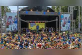 Cinco grupos de boi-bumbá de Ourém e Colares participam do 3º Arrastão do Pavulagem ao lado do Batalhão da Estrela, em Belém.