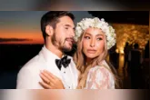 Sabrina Sato e Nicolas Prattes celebraram a descoberta do sexo do primeiro filho juntos em um chá revelação cercado por familiares e amigos.