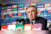 Horas depois da convocação, Carlo Ancelotti participa ao vivo do Jornal Nacional para explicar critérios, escolhas e possíveis polêmicas da lista.