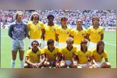 Time que estreou contra a Espanha: vitória por 1 a 0