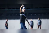 Léo Condé comandou o último treino do Remo no Baenão antes do confronto contra o Athletico-PR pela Série A.