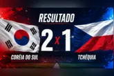 Coreia do Sul derrota Tchéquia por 2 a 1 na estreia da Copa do Mundo 2026. Detalhes da partida, principais lances e próximos confrontos.