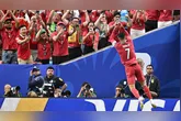 Soccer Football - FIFA World Cup 2026 - Group K - Portugal v Uzbekistan - Houston Stadium, Houston, Texas, U.S. - June 23, 2026 Portugal's Cristiano Ronaldo celebrates scoring their third goal IMAGN IMAGES via Reuters/Maria Lysaker