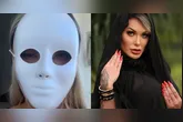 Ela adotou uma máscara nos dias anteriores para manter o rosto escondido, mas decidiu exibir o estado atual em vídeo enviado ao Portal Leo Dias