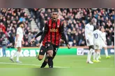 Rayan em ação pelo Bournemouth: atacante foi peça-chave na arrancada histórica do clube na Premier League.