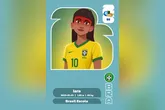 A plataforma possibilita que os usuários montem uma carta no estilo álbum da Copa utilizando informações pessoais