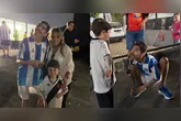 O encontro foi registrado nos bastidores da partida que valia vaga nas oitavas de final da Copa do Brasil, conquistada pelo Vasco após o empate de 2x2.