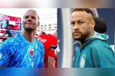 A provocação entre os dois chamou atenção dos torcedores.
