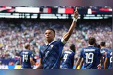 GR2261. NUEVA JERSEY (ESTADOS UNIDOS), 16/06/2026.- Kylian Mbappe de Francia celebra un gol este martes, en un partido del grupo I del Mundial de la FIFA 2026 entre Francia y Senegal en el estadio MetLife de Nueva Jersey (Estados Unidos). EFE/ Sebastiao Moreira ORG XMIT: GR2328