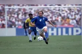 Franco Baresi atuando na final da Copa do Mundo de 1994 contra o Brasil