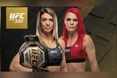 Makhachev e Dern defendem seus cinturõe no UFC 330