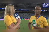 Romário e Fernanda Gentil geraram polêmica após empate do Brasil na estreia da Copa.