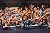 Clube do Remo intensifica a identificação azulina nas arquibancadas.