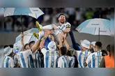 Com o gol diante dos austríacos, o camisa 10 chegou ao quarto tento nesta edição do Mundial e ampliou sua coleção de recordes com a seleção argentina.